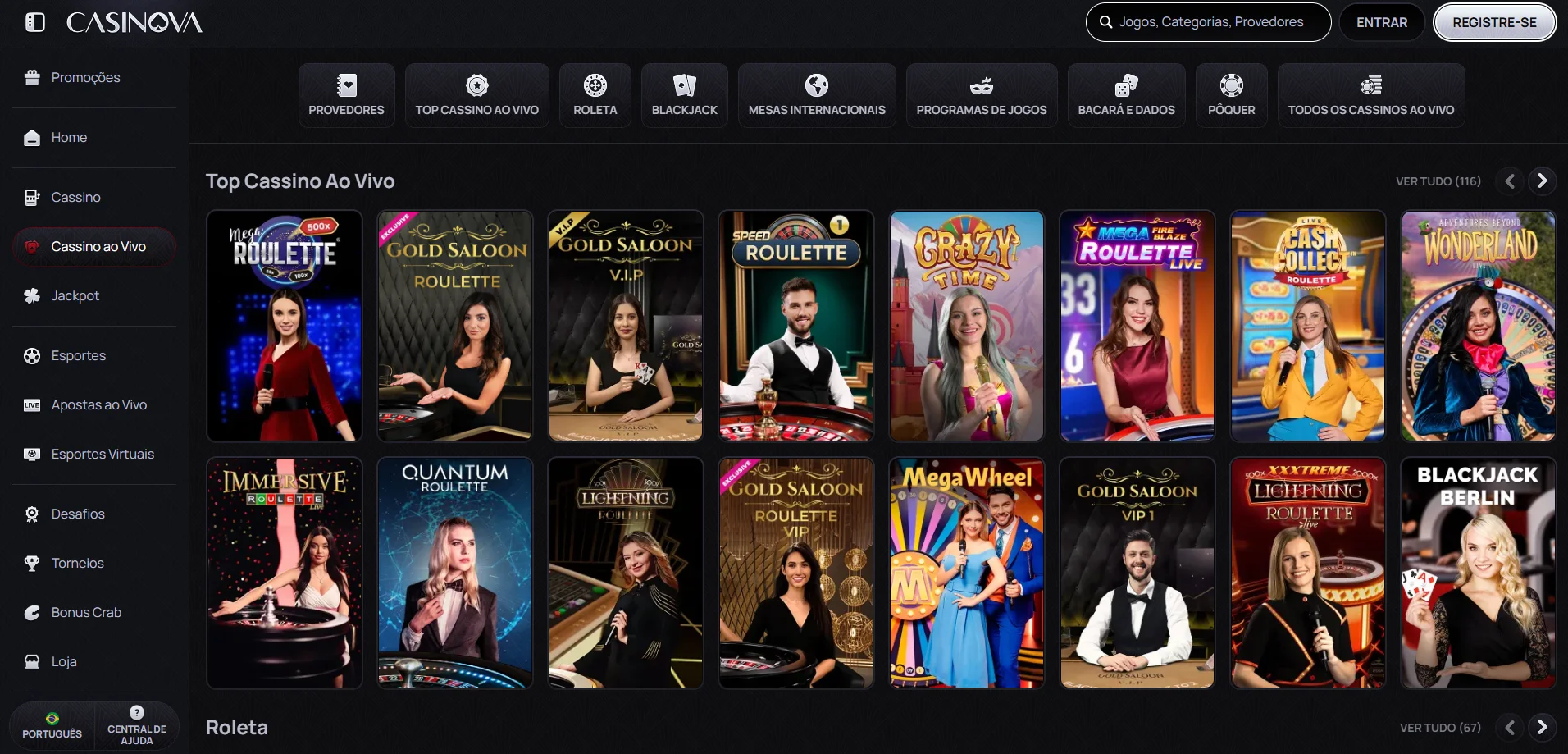 Casinova Online