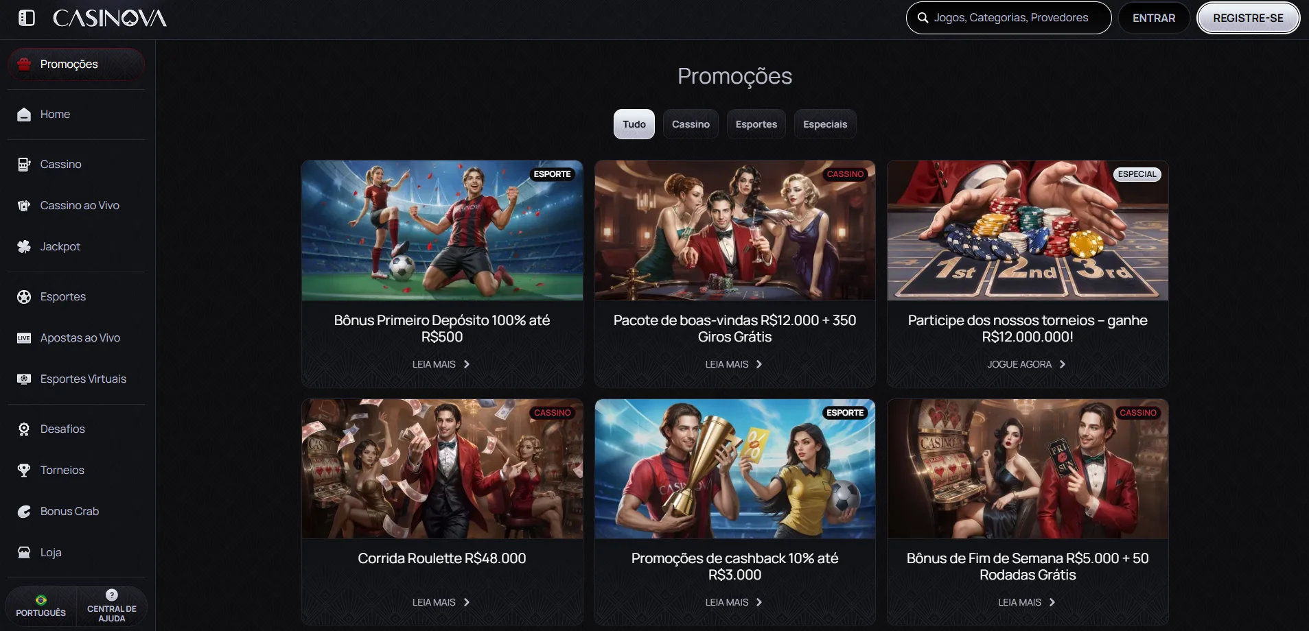 Casinova Online